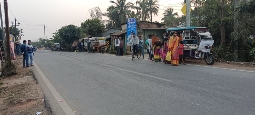 Kakdwip Morog Polti Bus Stand.