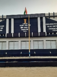 Temporary Police Station at Gangasagar Fair