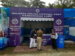 Plastic Kolkata Police Control Post Gangasagar Camp